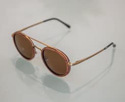 Wood and Metal Sunglasses