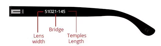 Sunglasses Size Guide - Mr. Woodini