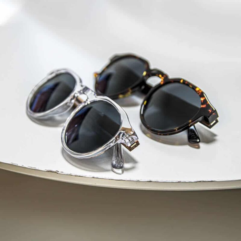 Sumatra - Acetate Sunglasses with wood temples - Mr. Woodini