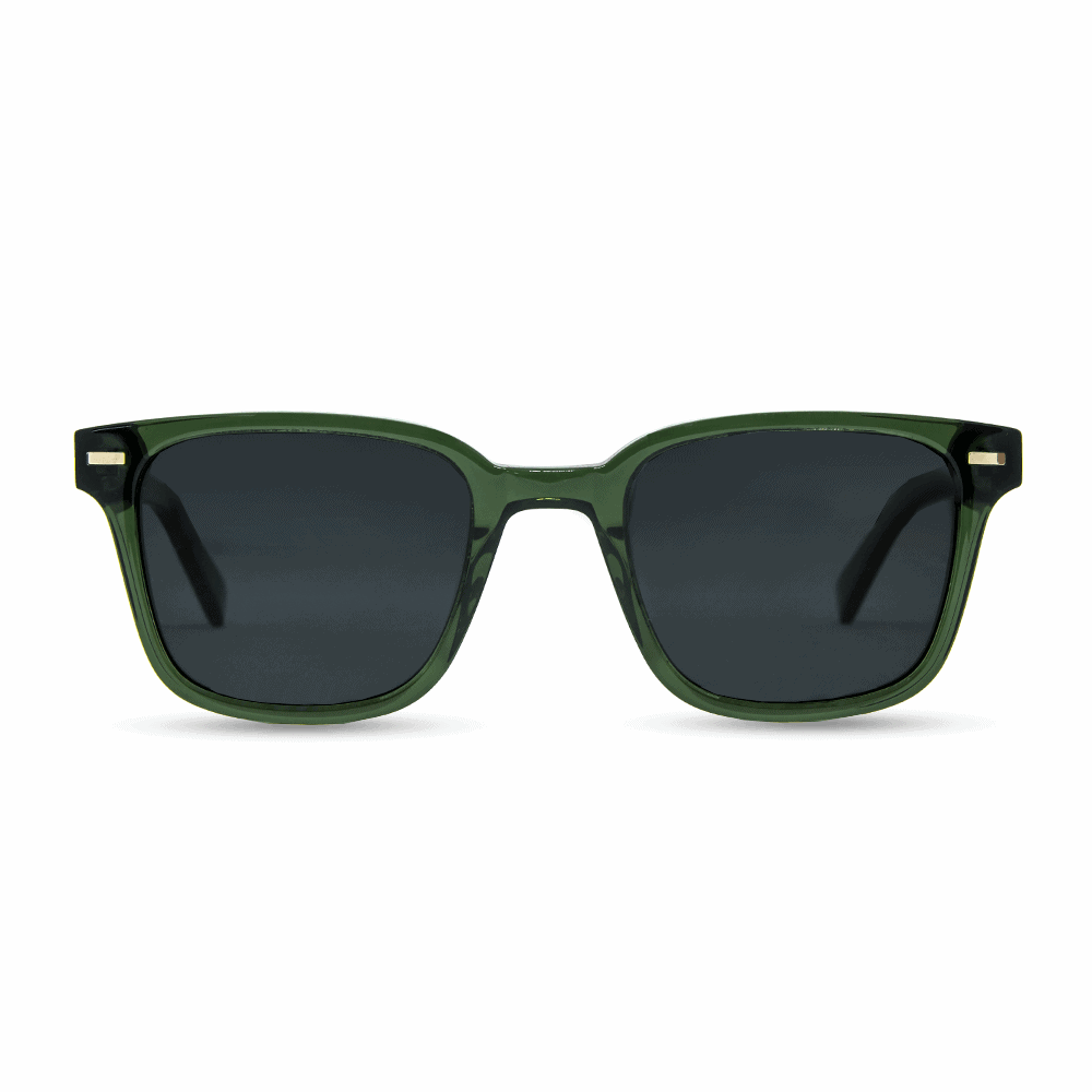 Toxic - Oliver Acetate Sunglasses with wood temples