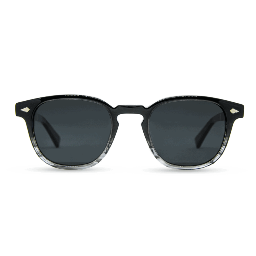sol - black stripe grey | bio-Acetate sunglasses