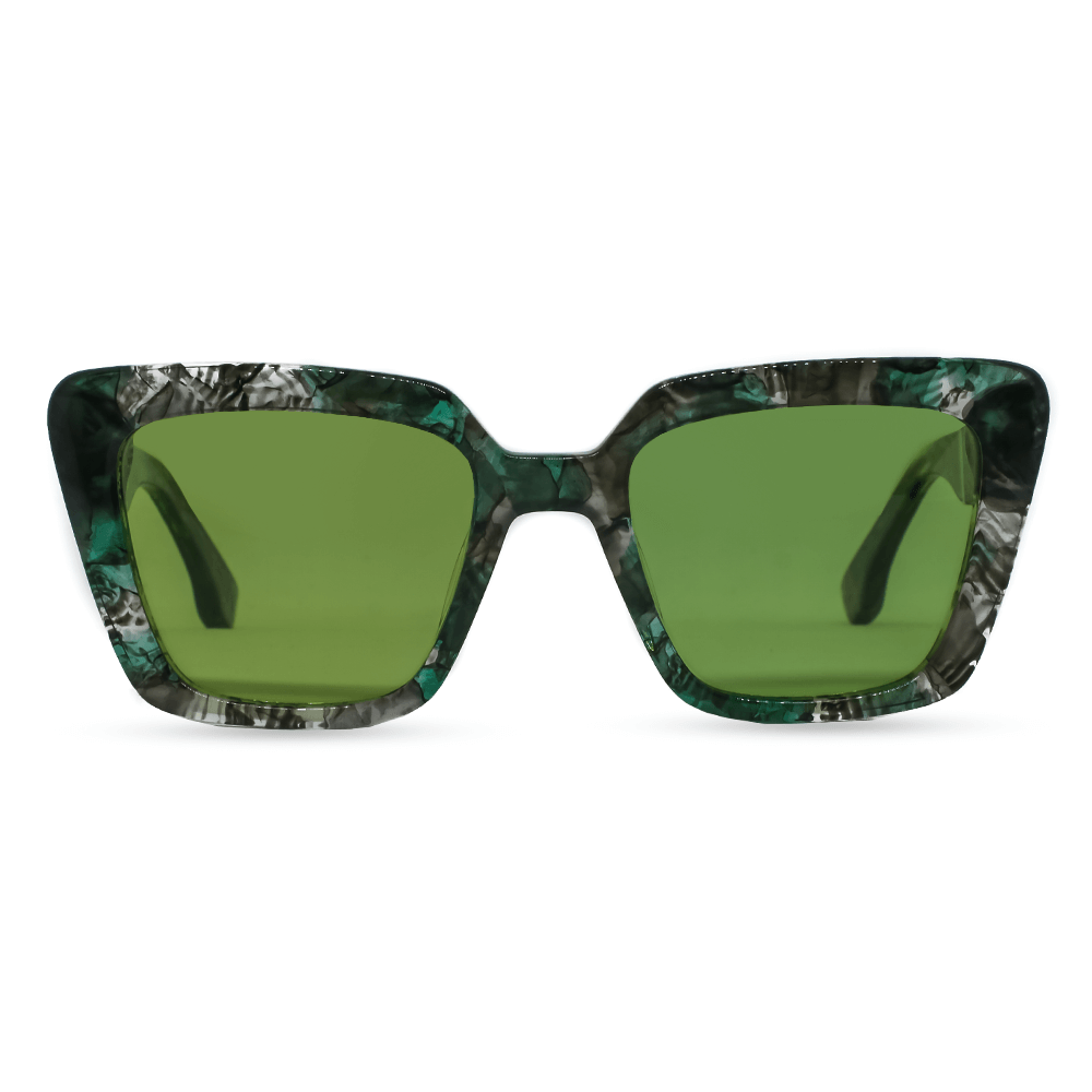 Illusion GREEN Sunglasses