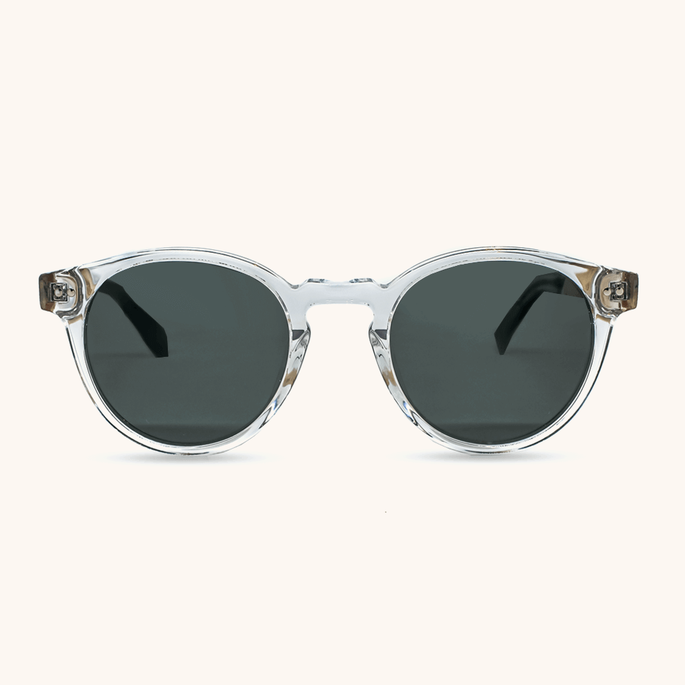 Matte Clear Acetate Venice Sunglasses | Scarves.com