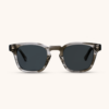 Thai Smog Grey Acetate with Wood Temples