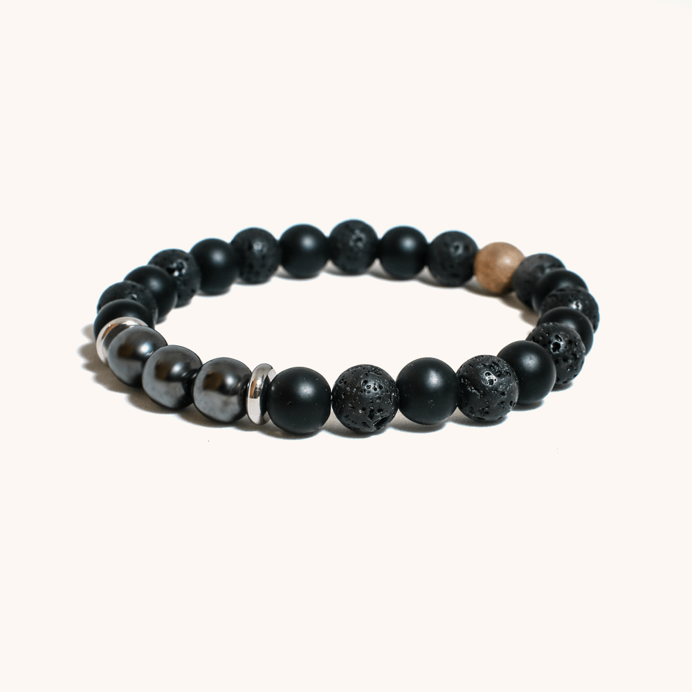 Metal bead bracelet on sale