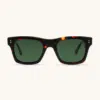 Miami Black Tortoise Sunglasses with G15 Lenses and wooden arms