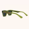 Miami Transparent Green Sunglasses with Grey Lenses