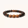Red Tiger Eye and Rosewood Bracelet