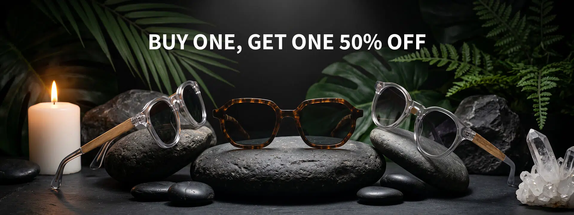 BUY ONE GET ONE 50% OFF