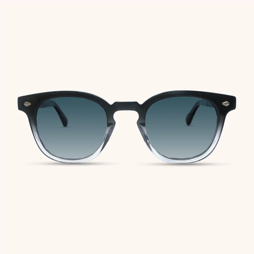 Electro Sunglasses | Black Fade - Midnight mystery with blue gradient lenses, perfect for those twilight urban explorations.