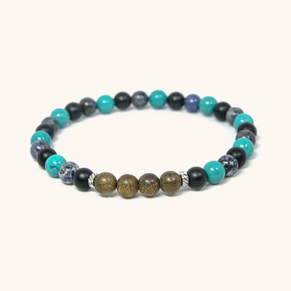 Ocean Mix Bracelet | Multi-Stone Sea Inspired Beaded Bracelet - Mr. Woodini